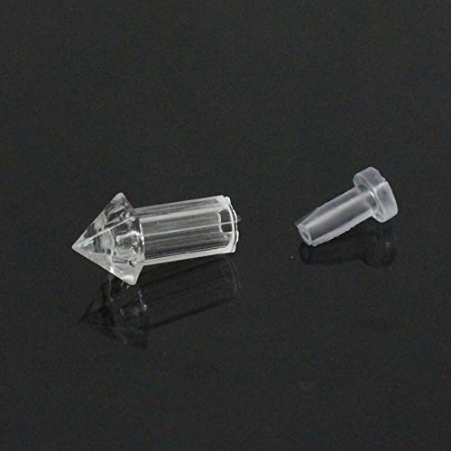 100pcs Acrylic Pointed Crystal End Fixture For Fiber Optic Lighting Star Ceiling/Wall Lights