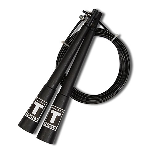 Body-Solid Tools Adjustable Cable Speed Jump Rope for Men & Women, Ideal for Speed Jumping, Home Gym Workout Equipment, Boxing & Gym Exercise Equipment
