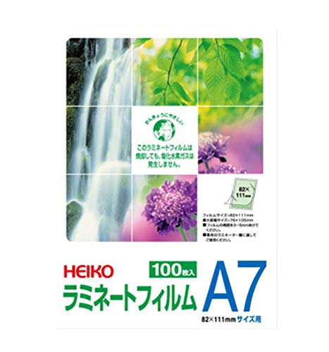 HEIKO ���~�l�[�g�t�B���� 82×111mm A7 100��/62-1034-06
