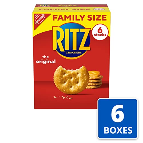 Image of RITZ Original Crackers, Family Size, 6-20.5 oz Boxes (Pack of 2)