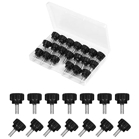 LUTER 20 Piezas Tornillo de Mariposa Moleteado Cover