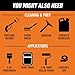 Gorilla Epoxy Garage Floor Coating (12 pc) Kit, 2.5-Car, Concrete Flooring, 100% Solids, Superior Adhesion, Incredibly Durable High Gloss Gray Finish, 550 sq. ft. Coverage
