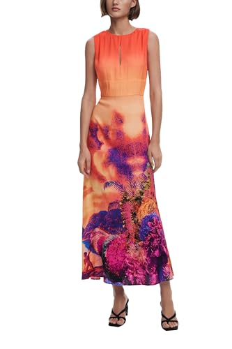 Robe décontractée femme imprimée mode fluide chic taille ajustable Desigual - 5