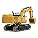 wheelfun 1:8 Hydraulic RC Excavator 385CF 150KG Heavy Duty Radio Control Digger Model Lipo Battery ESC Light System for Adult Hobby