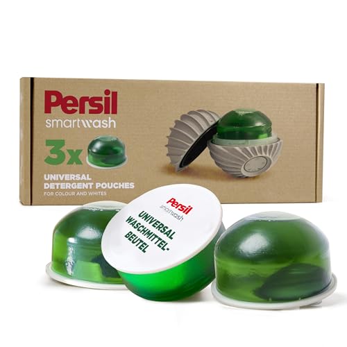 Persil Smartwash Refill Set (60 WL), Universal Waschmittelbeutel für smartes Waschmittel Dosier-System, 3 x Vollwaschmittel-Beutel für die richtige Waschmittel Dosierung für Bunt- und Weißwäsche