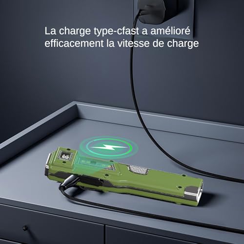 Lampe torche mini rechargeable et étanche pour le camping - 6