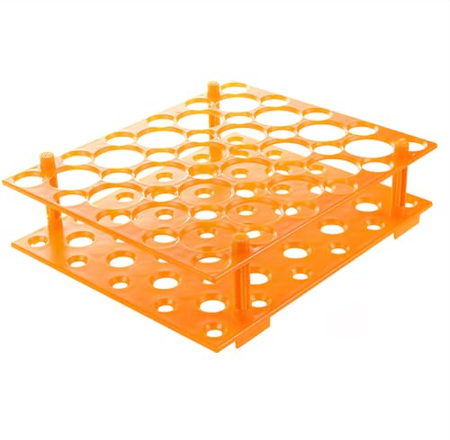 Preamer Plastic Test Tube Rack Holder for 10ML/15ML/50ML Conical Test Tubes