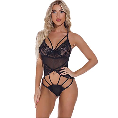 Body femmes vêtements de nuit en dentelle et combinaison féminine sexy