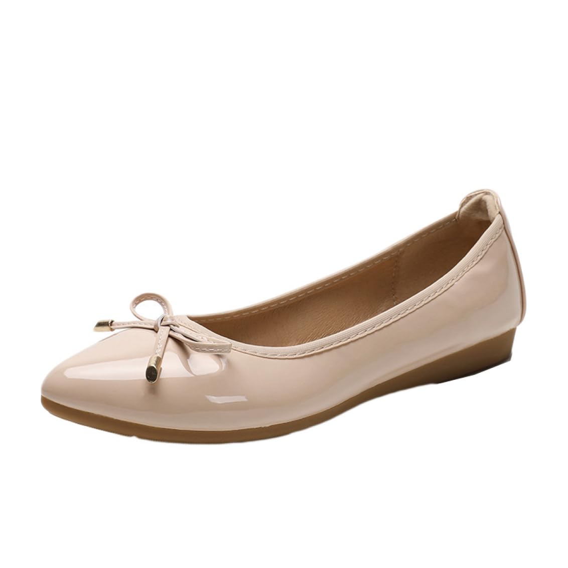 Repetto ロンハーマン別注 エナメル ポインテッドトゥ フラットシューズ s-musee_341104301