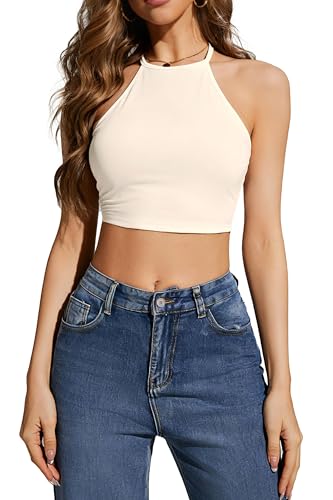 Image of Multi Pack Women's Cropped Tank Tops, Spaghetti Strap Camisoles