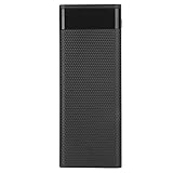 Lightweight 8 X 18650 Battery Storage Box HolderOrganizerContainer, Plastic Healthy Case with Fast Charging, Plug and Play, Compatible with 99% of USB Devices (Black)