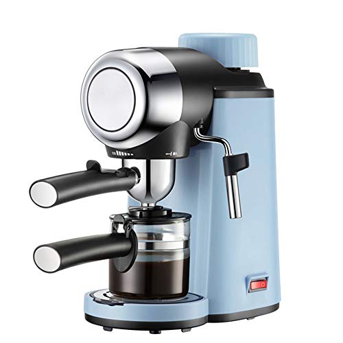 AMLILY Kaffeemaschine - Home Kleine Italienische Halbautomatische Mini-Kaffeekanne Dampfschaummaschine, Geeignet Für…