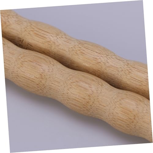 Baquetas de bambú ERINGOGO, 2 piezas, para práctica y actuación en batería, diseño ergonómico, agarre antideslizante, color caqui miniatura 2