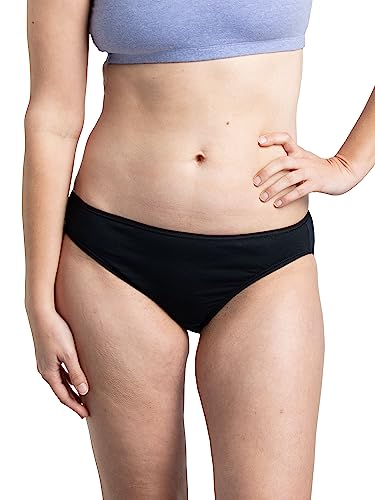 Fruit Of The Loom Womens Eversoft Cotton Underwear, Tag Free & Breathable Bikini-underwear, Cotton Stretch - 6 Pack - Colors May Vary, 9 US2