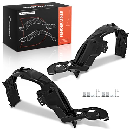A-Premium Pair Front Inner Fenders Liner Splash Shield Set with