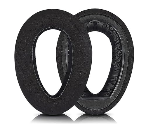 Replacement Ear Pads Compatible with Sennheiser PXC550 PXC480 MB660 Headphones Made of Soft Fiber Football mesh Weave Combined with Memory Foam, Replacement Ear Pads for Repair Accessories (Black)