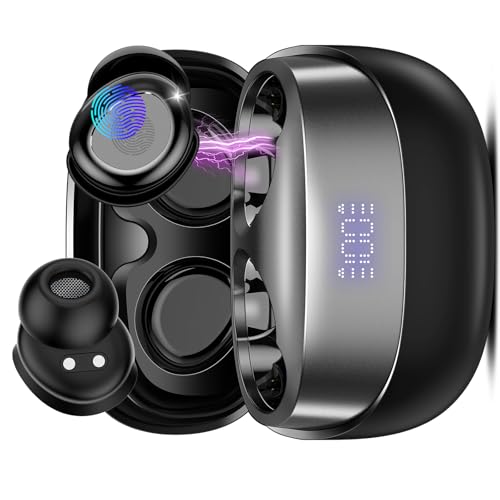 DUSONLAP Sleep Earbuds Bluetooth in Ear Light-Weight Headphones, Mini Sleep Headphones Small Design for Side Sleepers