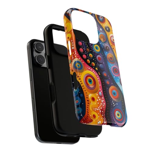 Coque iPhone 16 Pro multicolore rigide brillante pour protéger avec élégance - 3