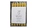 Edinboro Creations 8 Inch Natural Beeswax Candles, Set of 12