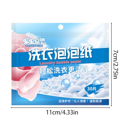 Laundry Detergent Sheets-120 Counts Laundry Detergent Sheets-Fragrance Free Fresh Scent Plastic Free Concentrated Laundry Sheets Gentle Skin Care Travel Detergent Sheets - Image 2