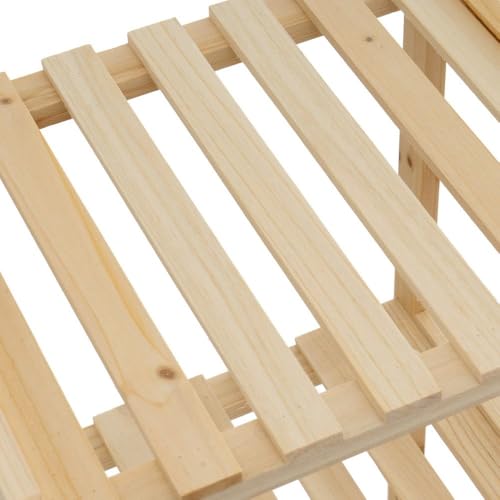 Étagère avec 5 étagères en bois DRW pour solutionner le désordre