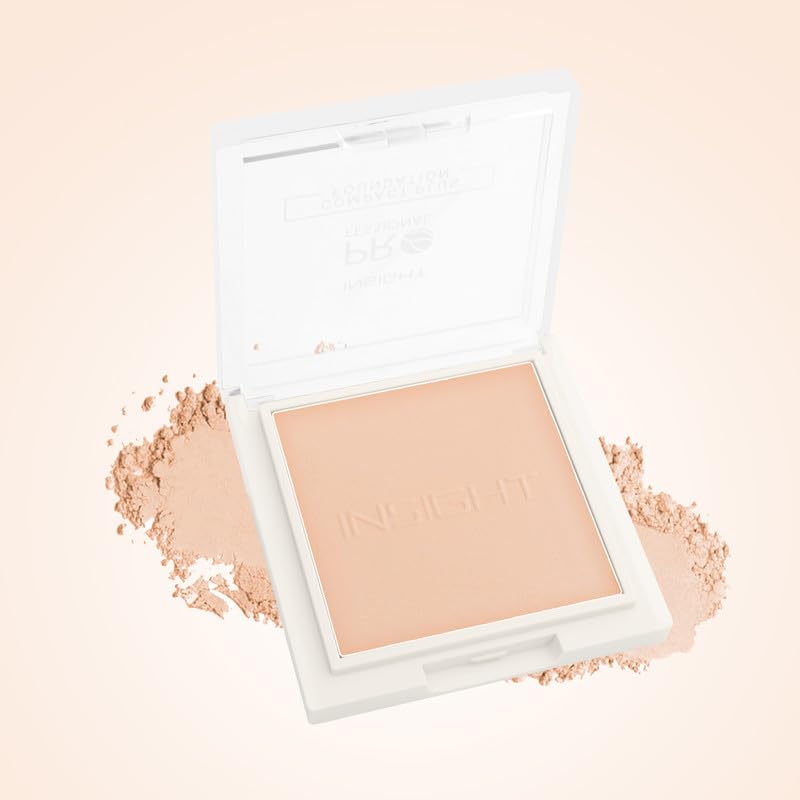 Image of INSIGHT Professional Compact Plus Foundation 15g - Shade MN16 | Creamy Pressed Powder Base with Flawless Coverage, Long Lasting & Smooth Finish
