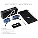 SDINM Rimless Sunglasses for Men Women Fashion Small Narrow Rectangle Sun Glasses Shades 90s Eyewear, Blue
