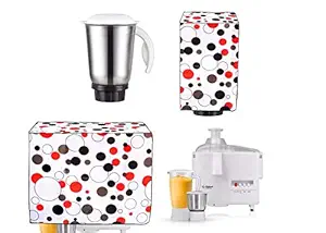 Cool Dealzz Check Printed Cover for Mixer Grinder Full Coverage Cover -Multicolor