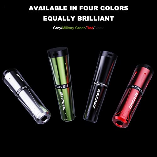 Bronc Staves Tattoo Machine Rotary Pen Style Supply Coreless Motor 1800Mah Battery Power (Green) #TOP1