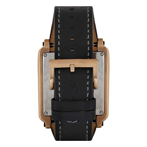 Image of Cerruti 1881 Analog Black Dial Men's Watch - CRA012SRB02BK