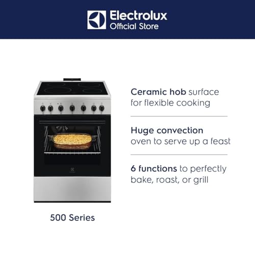 Electrolux Cucina Elettrica 4 Fuochi Forno Elettrico 60X60 Cm Classe A LKR620066 - 4