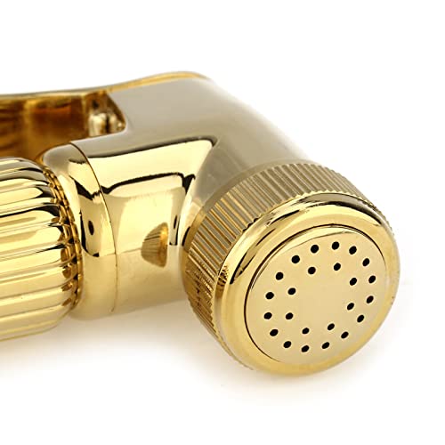 Handheld Sprayer Full Copper Gold Bidet Shower Set (Base + Hose + Shower) - Image 4