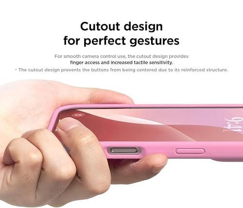 Image of SBMS Silicone Case for iPhone 17 6.3-Inch, Silky-Soft Touch Full-Body Protective Phone Case, Shockproof Back Cover for iPhone 17 (Hot Pink)