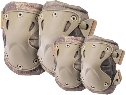 Evike 6mmProShop Tactical Knee & Elbow Pad Set (Color: Arid)