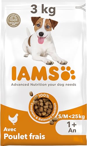IAMS Aliment au Poulet pour Chien Petit/Moyen 3 kg