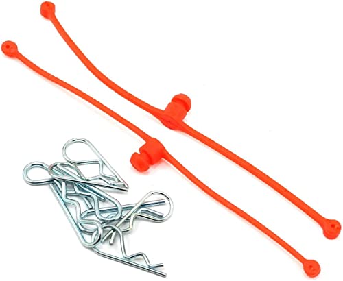 Du-Bro 2252 Orange Body Klip Retainer (2-Pack) #TOP1
