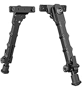 MidTen 7.5-9 Inches Bipod for Rifle, Adjustable Bipod Compatible with M-Rails for Outdoor, Range ...