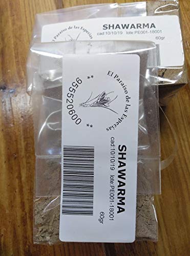 Especias Shawarma 1000 grs - Mezcla de Especias Naturales 100 % Especias India