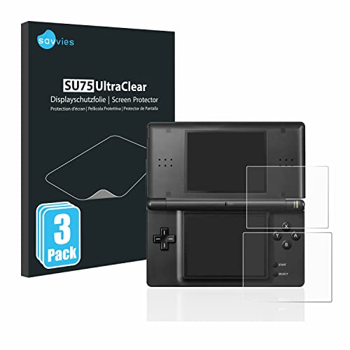 savvies Protection Ecran Compatible avec Nintendo DS Lite (6 Pièces) - Film Protection Ultra Clair