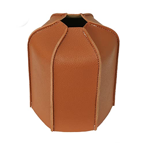 BORDSTRACT PU Leather Camping Fuel Gas Canister Cover Protector Gas Tank Cover Gas Cylinder Storage Protector 230g/450g (450g)