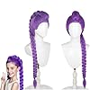 for Rumi Wig, Long Purple Braid Wigs for Women, Purple Braid Costume Cosplay Wigs, for Halloween Costume Party Accessories Props