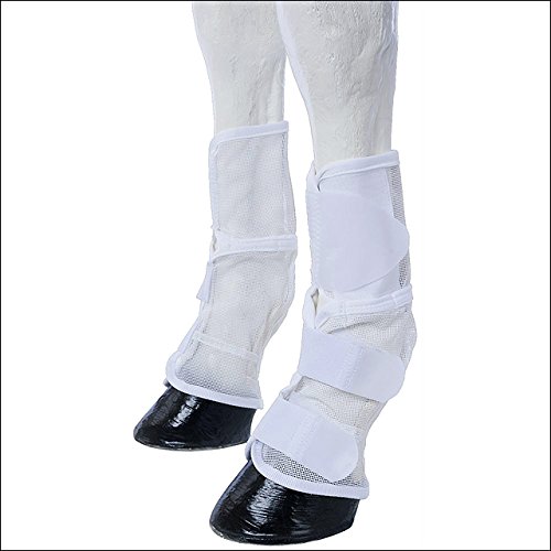 Tough 1 Contour Mesh Fly Boots Horse White