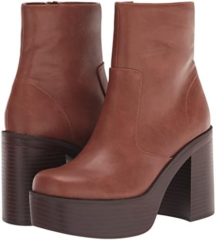 Madden Girl Women's Grace Fashion Boot, Cognac Paris, 9.5 | Image 6