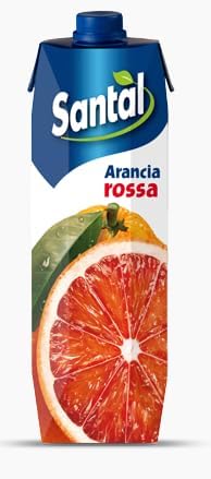 Santal Arancia Rossa JuiceBlood-red Orange 1L - Pack of 3