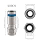 20 Stücke RG6 F Typ Kompressionsstecker Koaxialadapter, F-Quick Mount Stecker für Koaxial-Kabel Sat Kabel F-Kompressionsstecker F-Stecker für Koaxialkabel SAT TV Kabel Pressstecker