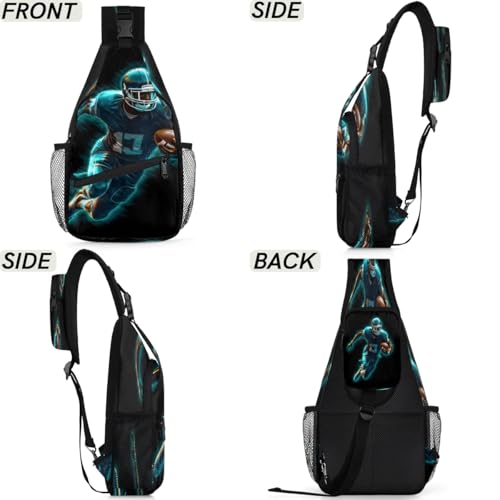 Bolso tipo sling unisex para viaje y senderismo miniatura 6