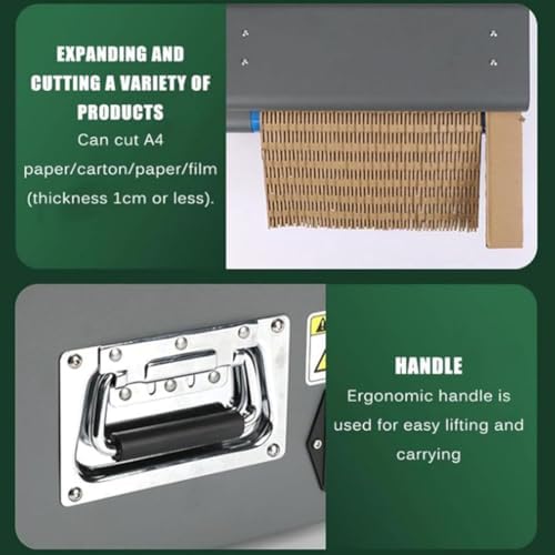 Automatic Expansion Cutting Machine for Cardboard & Paper Honeycomb Packaging, 325mm Carton Cutter, Waste Slitting Mesh Strips for Efficient Packaging Solutions