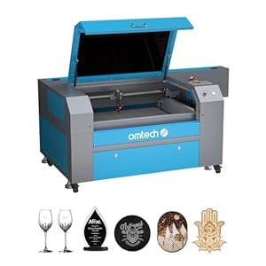 OMTech 100W CO2 Laser graveermachine 700x500mm werkblad, Lasersnijder graveur, autofocus LCD-scherm rood licht richting USB RDWorks voor hout glas organische & niet-metalen materialen