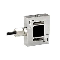 Vista 1 de ATO Célula de carga de 1.1 lbs, celda de carga micro tipo S, sensor de fuerza de tensión y compresión, célula de carga miniatura de acero inoxidable