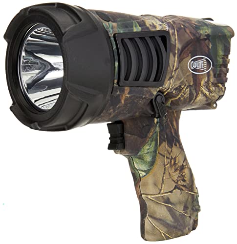Clulite Clu-Briter CLUB-SP Sport - Linterna LED recargable de 1300 lúmenes, haz de 750 metros, camuflaje